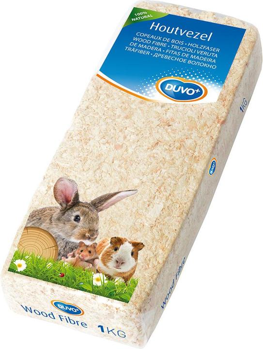 Produktbild Duvoplus Holzfaser für Nagetiere, 1kg (1 kg, Einstreu)