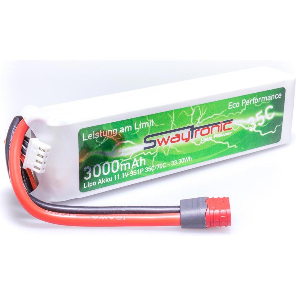 Swaytronic LiPo. V35/70 Soft Case TPlug (11.10 V, 3000 mAh)