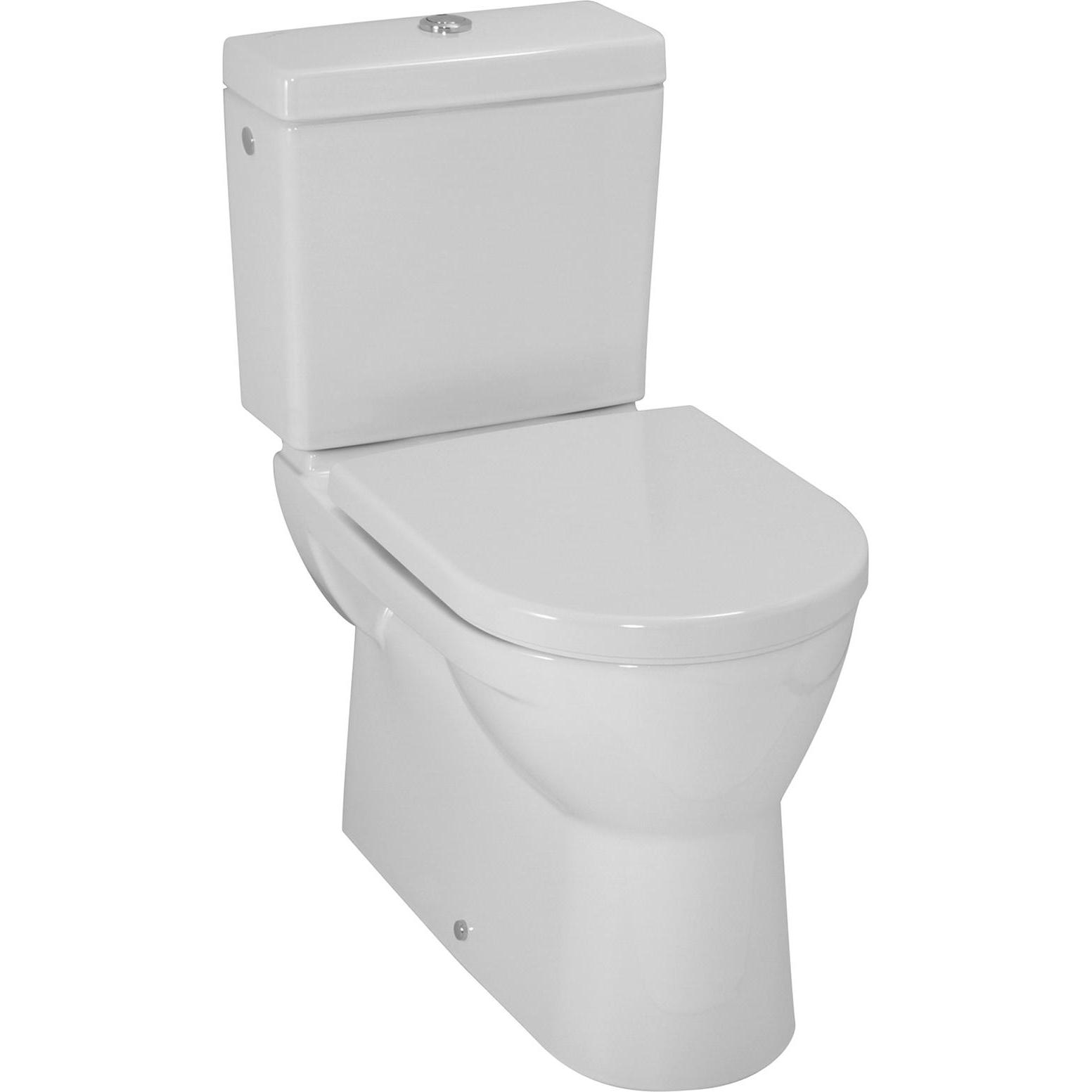 Laufen, Toilette + Bidet, Stand-WC-Kombination PRO Flachspüler, 6 l bahamabeige