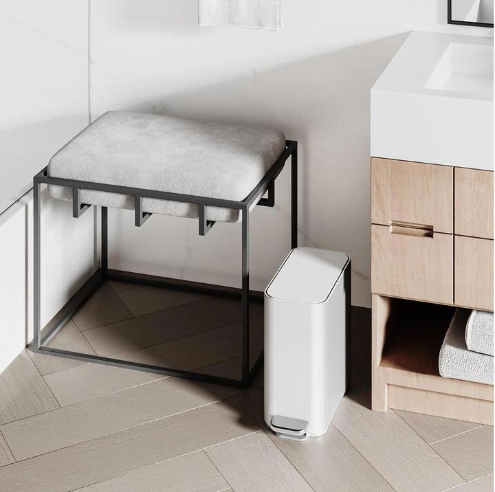 Immagine prodotto Simplehuman Cestino per pedali da 5 l, bianco (5 l)