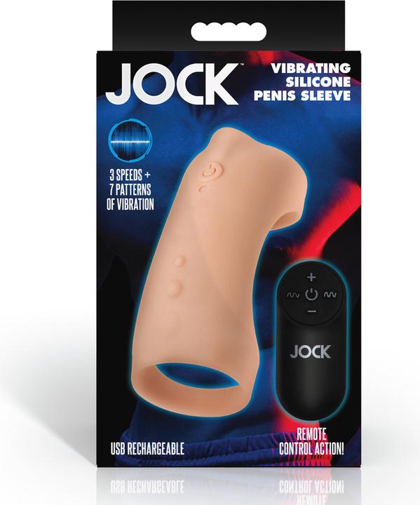 Image du produit Curve Toys Vibrating Silicone Penis Sleeve - Light