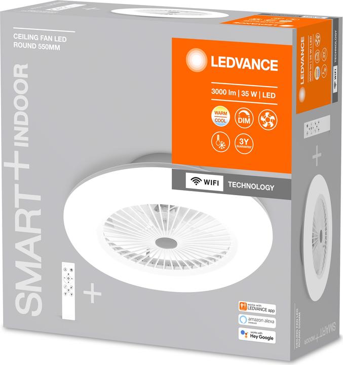 Immagine prodotto Ledvance Ventilatore WiFi intelligente (3050 lm)