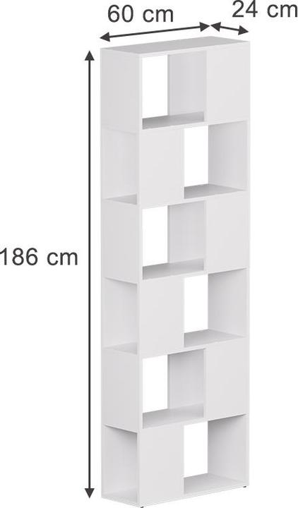 Produktbild Vicco Raumteiler Eneos, Weiss, 60 x 186 cm