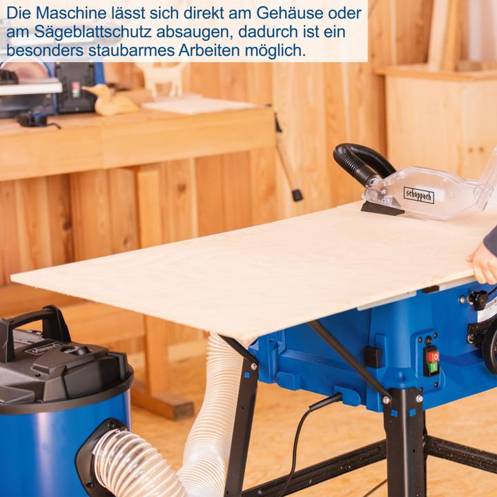 Image du produit Scheppach HS100S Scie circulaire de table 220-240V 50Hz 2000W - 250mm