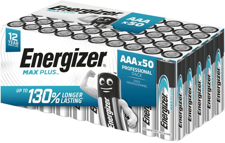 Image du produit Energizer Alcaline Max Plus AAA (50 pcs, AAA)