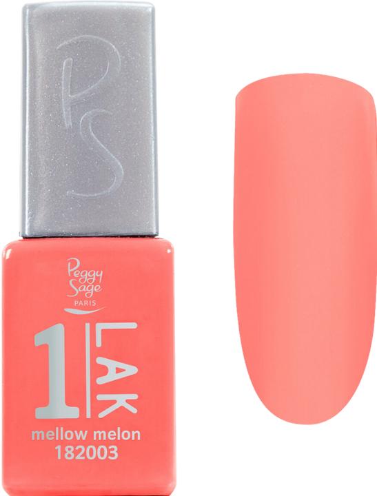 Produktbild Peggy Sage Mellow Melon Semi-Permanent Black (Mellow Melon, Gel-Effekt Nagellack)