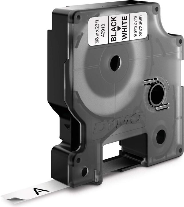Produktbild Dymo S0720680 Standardband (0.90 cm, Weiss, Schwarz)
