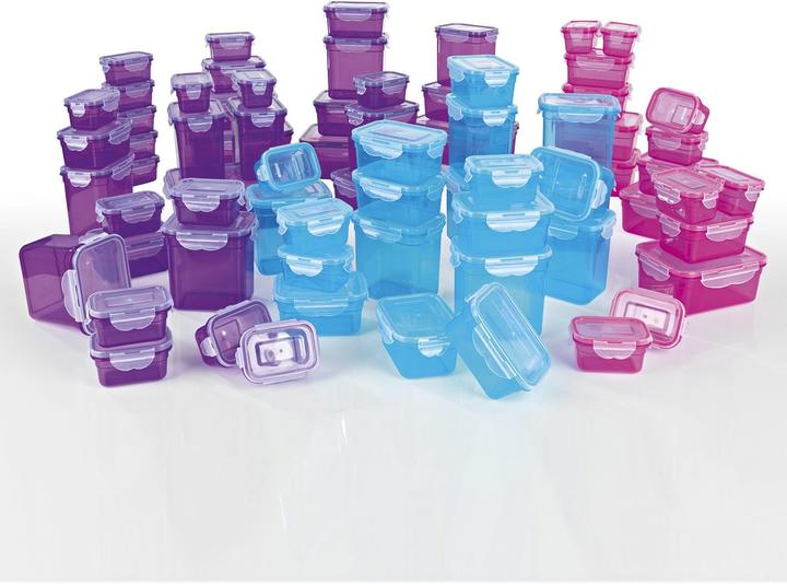 Actual product image Gourmetmaxx 72er-Set Frischhaltedosen