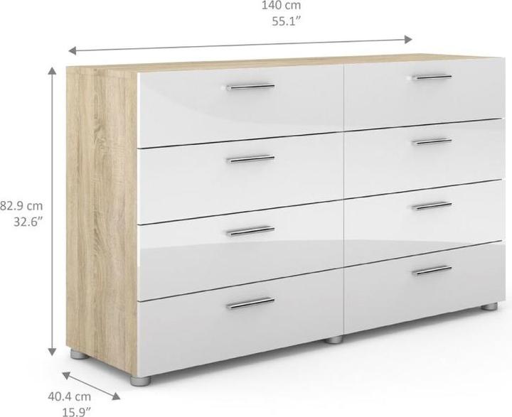 Produktbild Ebuy24 Kommode Petra (140 x 40 cm)