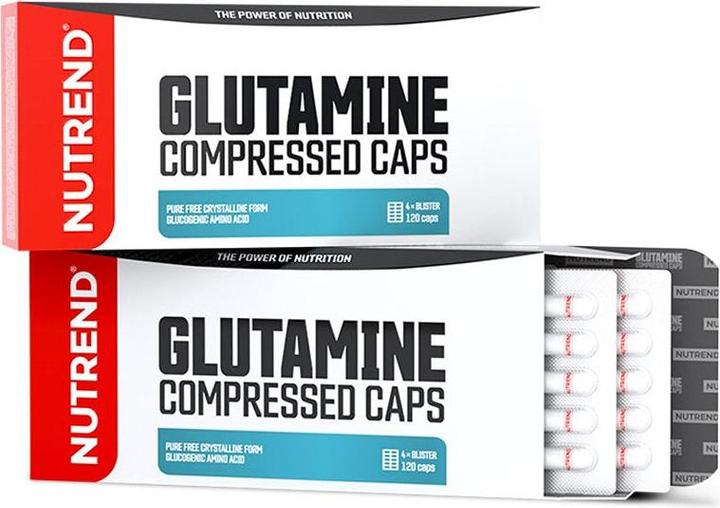 Actual product image Nutrend Glutamine Compressed Caps (120 pcs., Capsules)