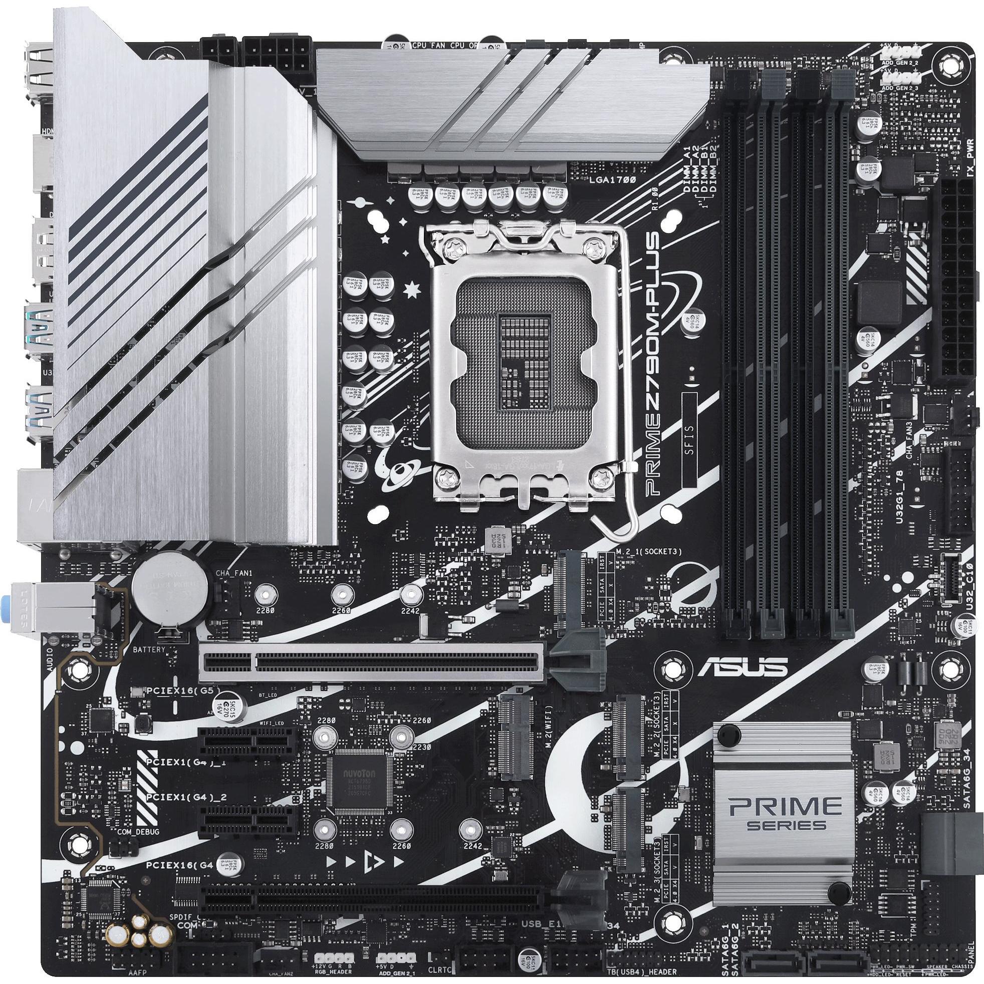 ASUS PRIME Z790M-PLUS (LGA 1700, Intel Z790, mATX), Mainboard