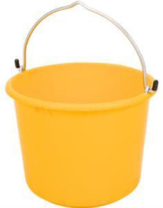 Ironside Eimer kranbar 12 l gelb mit Hakenbügel & L-Skala
