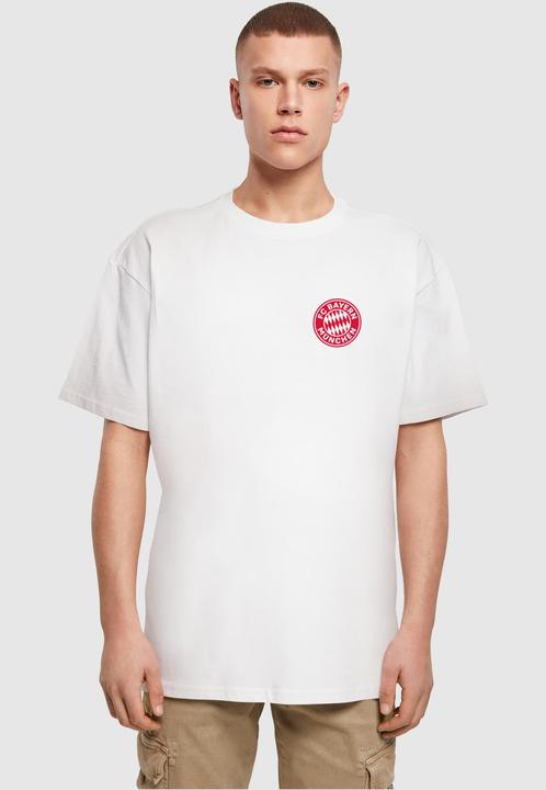 Actual product image FC Bayern München Logo Red Heavy Oversized Tee - 113321 (M)