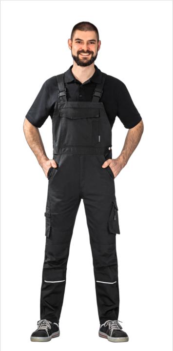 Produktbild Planam Norit Herren Latzhose schwarz Grösse 60 (60, 60)