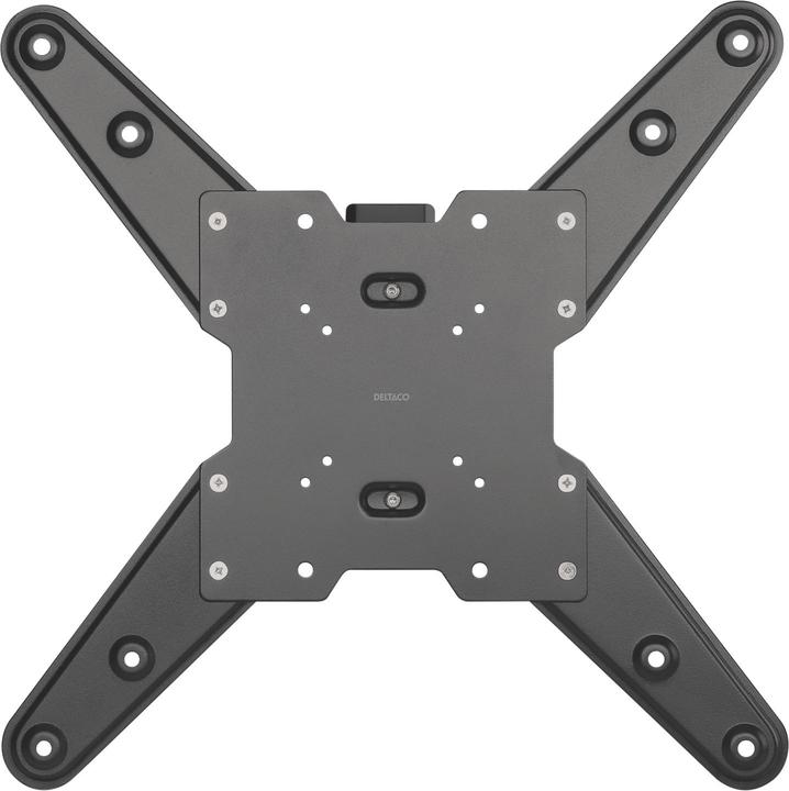 Actual product image Deltaco ARM-425 - 75 x 75 mm - 400 x 400 mm - 0 - 30° - 180° - Metal - Black (Wall, 35 kg, 32" - 35")
