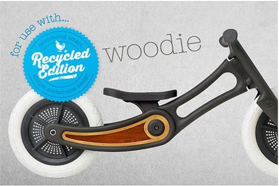 Actual product image Wishbone Bike Sticker Woodie