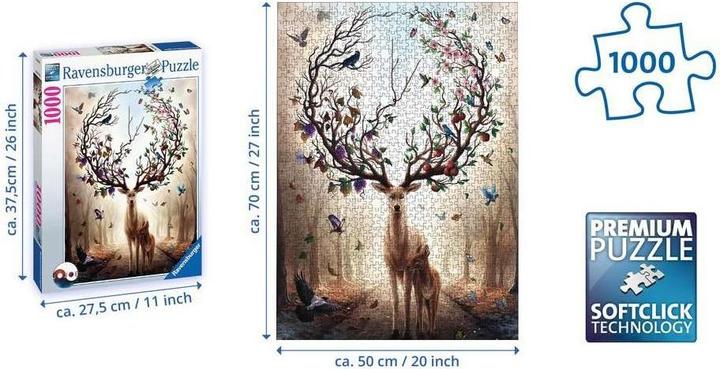 Produktbild Ravensburger Magischer Hirsch (1000 Teile)