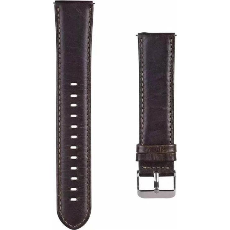 Strap-it Lederarmband (20 mm, Leder), Uhrenarmband, Braun