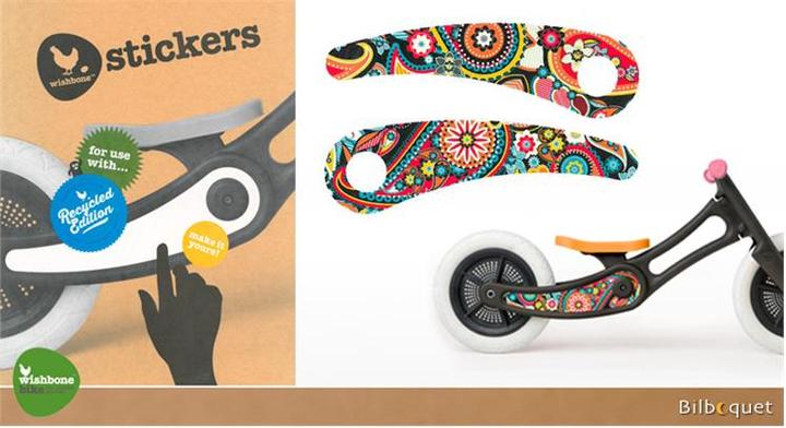 Actual product image Wishbone Bike Sticker Paisley