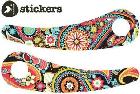 Actual product image Wishbone Bike Sticker Paisley