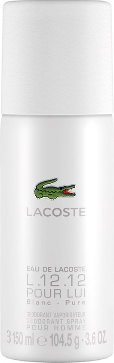 Produktbild Lacoste - L.12.12 Blanc Deodorant 150ml Spray (Spray, 150 ml)