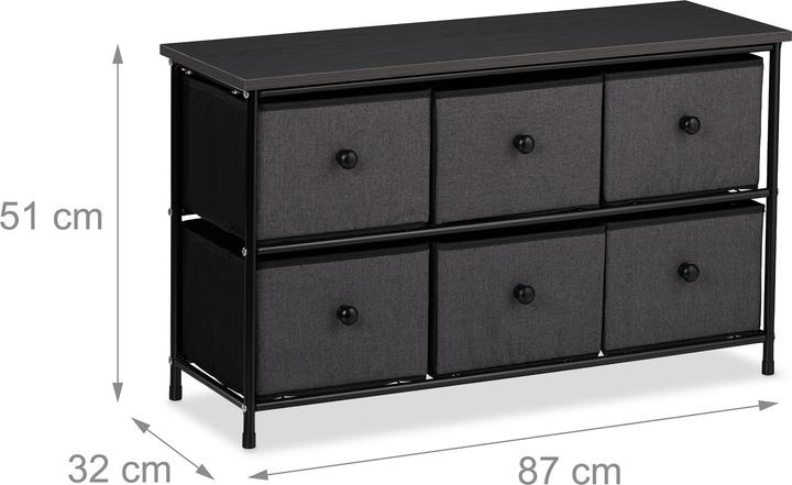 Produktbild Relaxdays Sideboard (87 x 32 x 51 cm)