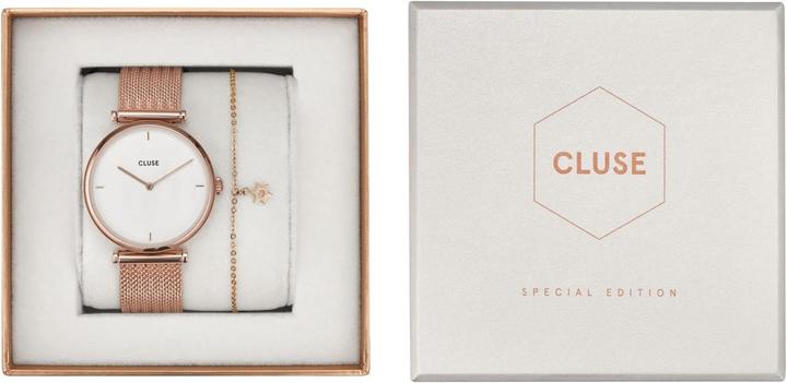 Produktbild Cluse Triomphe Mesh Rosé Gift Box (Analoguhr, 33 mm)