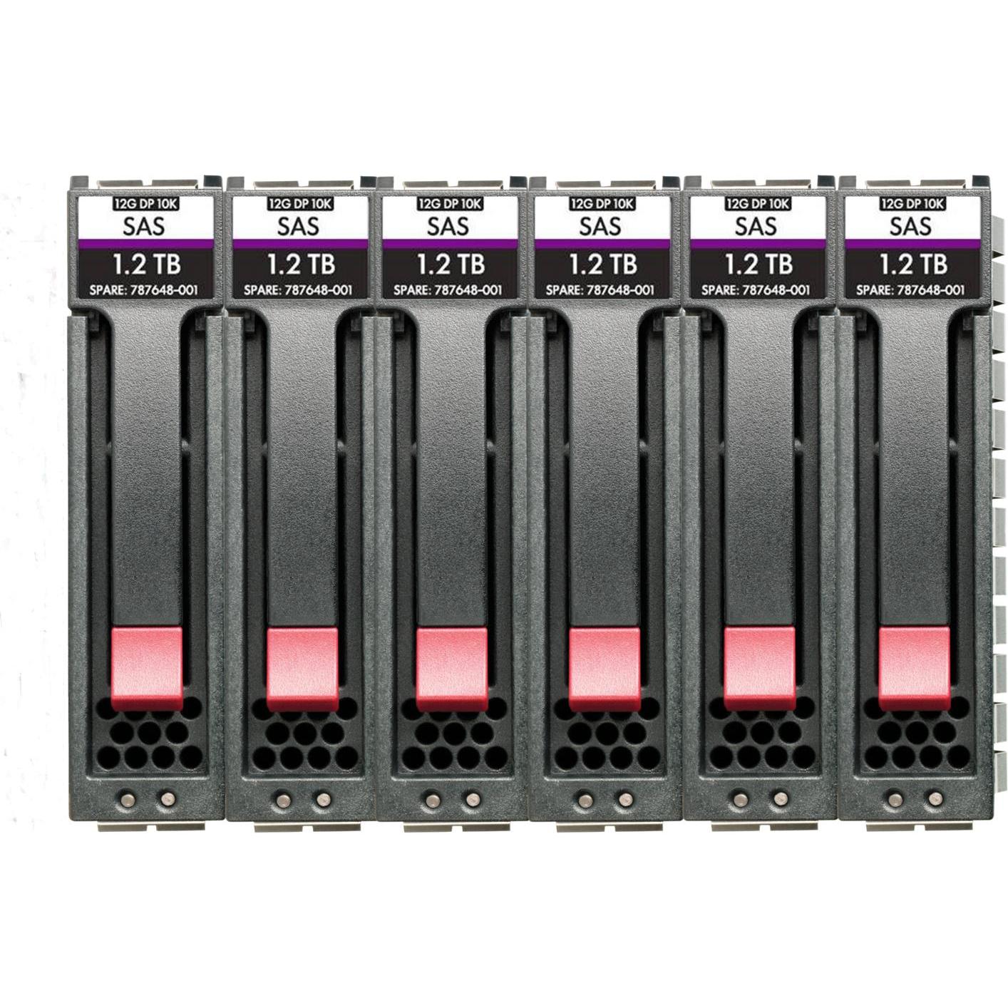 HPE E MSA HDD SAS Midline, 7.2K, LFF, 3.5 inch, M2, 1yr Wty, 6-pack Bundle (14 TB, 3.5"), Festplatte