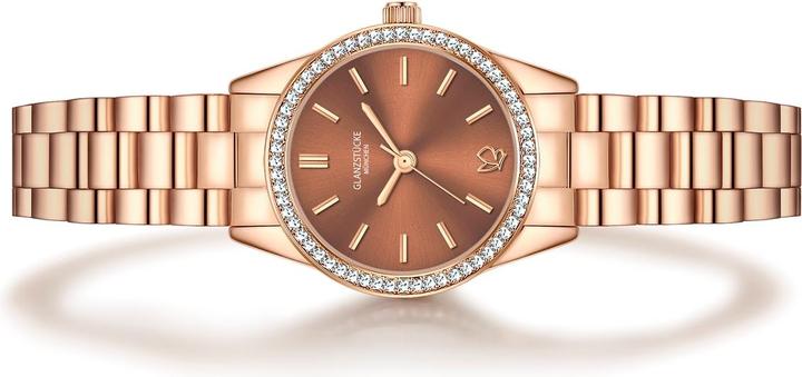 Actual product image Glanzstücke München Damen Quarzuhr roségold Edelstahl roségold - 38006 (25 mm)