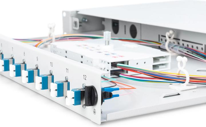 Produktbild Digitus LWL Spleissbox, bestückt, LC, OS2