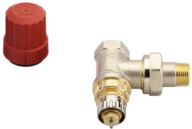 Danfoss RA-N, DIN - Angolo 3/8" - DN10