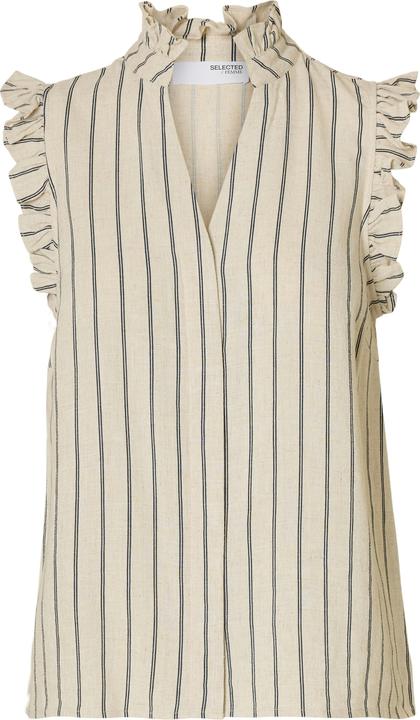 Produktbild Selected Femme Slfviva Sl Ruffle Striped Sun Top Noos (44)