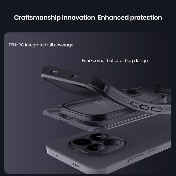Produktbild Nillkin CamShield Pro Hülle mit Kameraschutz Redmi Note 15 Pro+ (Xiaomi Redmi Note 15 Pro+)