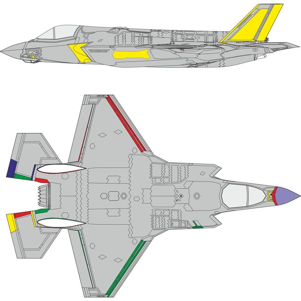 Eduard F-35B RAM coating 1/48 TAMIYA