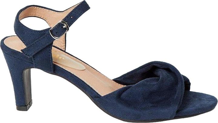 Actual product image Good For The Sole Womens/Ladies Trisha Two Part Wide Heeled Sandals (40)