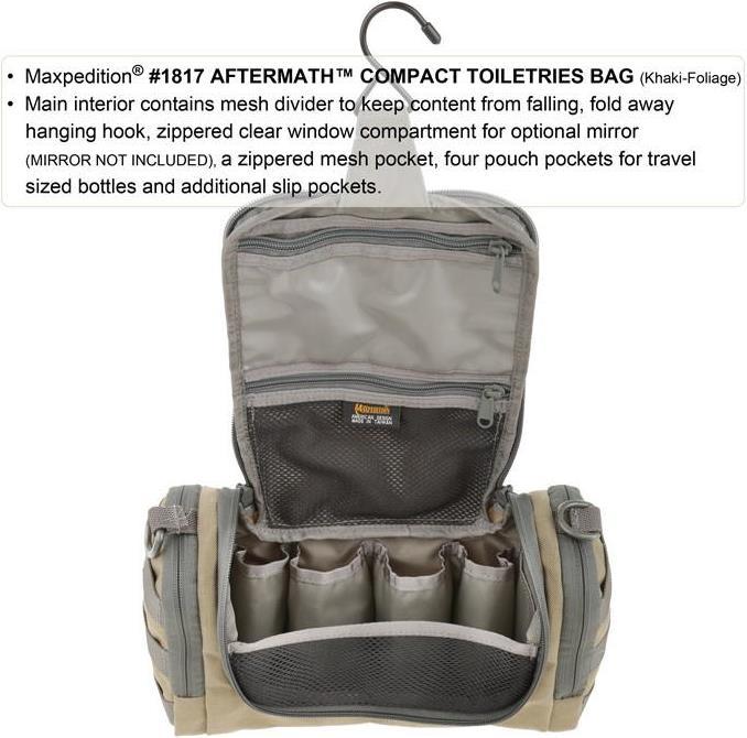 Produktbild Maxpedition AFTERMATH Compact Toiletries Bag