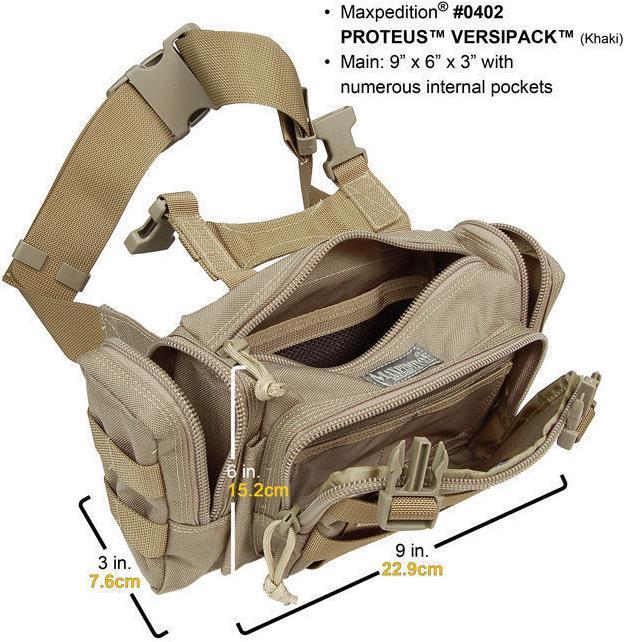 Produktbild Maxpedition Peus Versipack Bauchtasche