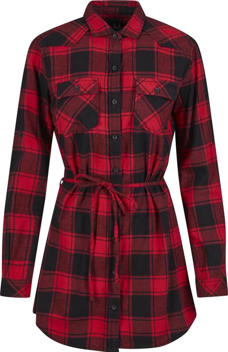 Produktbild Brandit Damen Lucy Langarm-Shirt Grösse 5XL Farbe Rot/Schwarz (5XL)