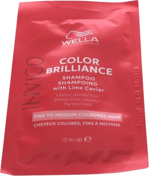 Produktbild Wella Invigo Color Brillance Shampoo Feines bis mittelfarbiges Haar (15 ml, Flüssiges Shampoo)