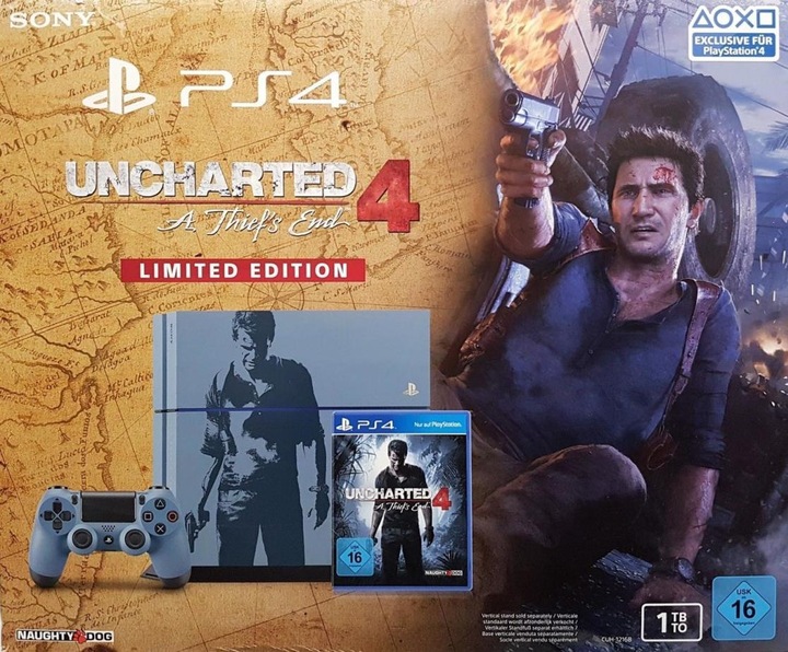 Produktbild Sony Playstation 4 Uncharted 4 Limited Edition, 1TB