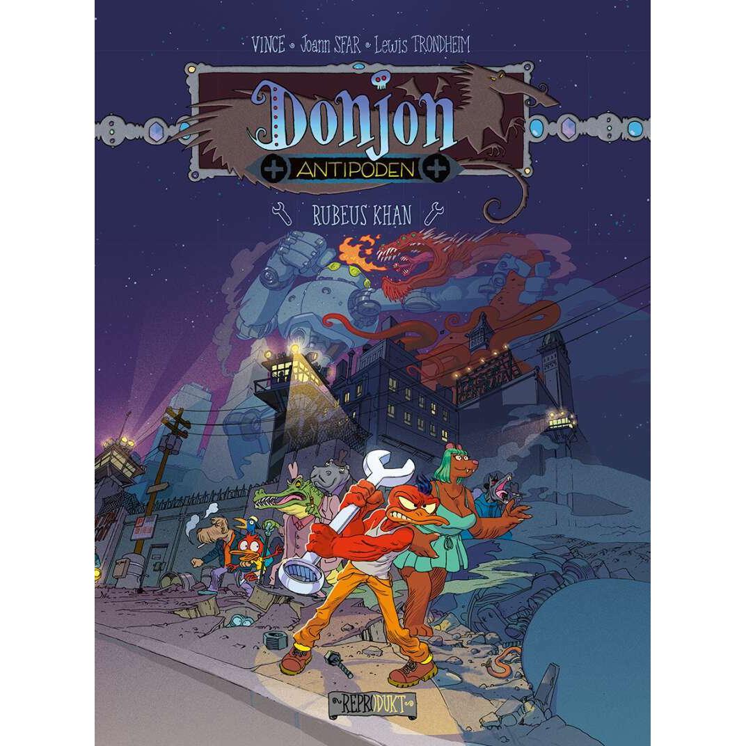 Donjon Antipoden +10.000, Belletristik von Ulrich Pröfrock, Lewis Trondheim, Joann Sfar, Vince