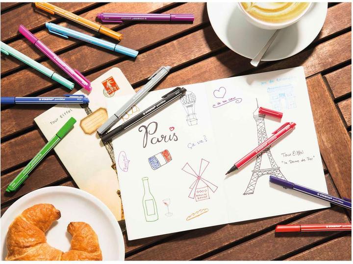 Image du produit STABILO Stylo à fibre optique pointMax (Multicolore, 12 x)