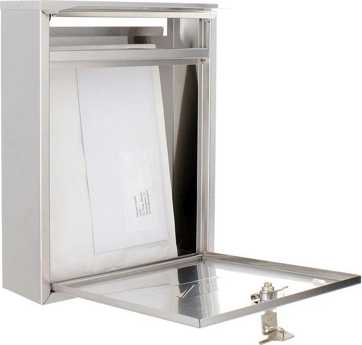 Actual product image Rottner Stainless steel letterbox Como