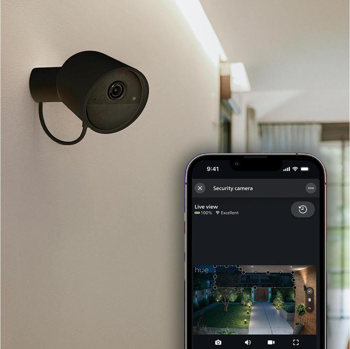Image du produit Philips Hue Secure kabelgebundene Kamera (2048 x 1080 pixels)