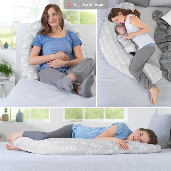 Produktbild Theraline Stillkissen Ersatzbezug für Stillkissen Das Komfort 180 cm - Herzen