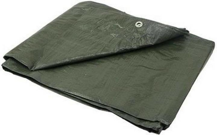 Actual product image GEKO Strong PP/PE tarpaulin waterproof, green, 10x10m (10 x 10 m)