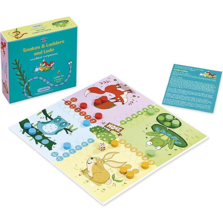 Gibsons G9013 Snakes & Ladders and Ludo (Englisch)