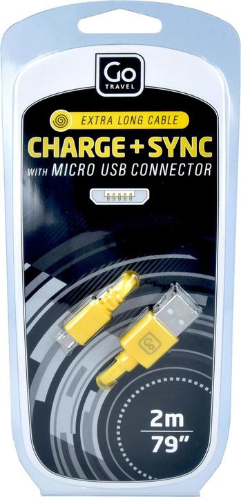 Produktbild Go Travel Micro USB Lade- und Sync-Kabel 200 cm (2 m, USB 2.0)