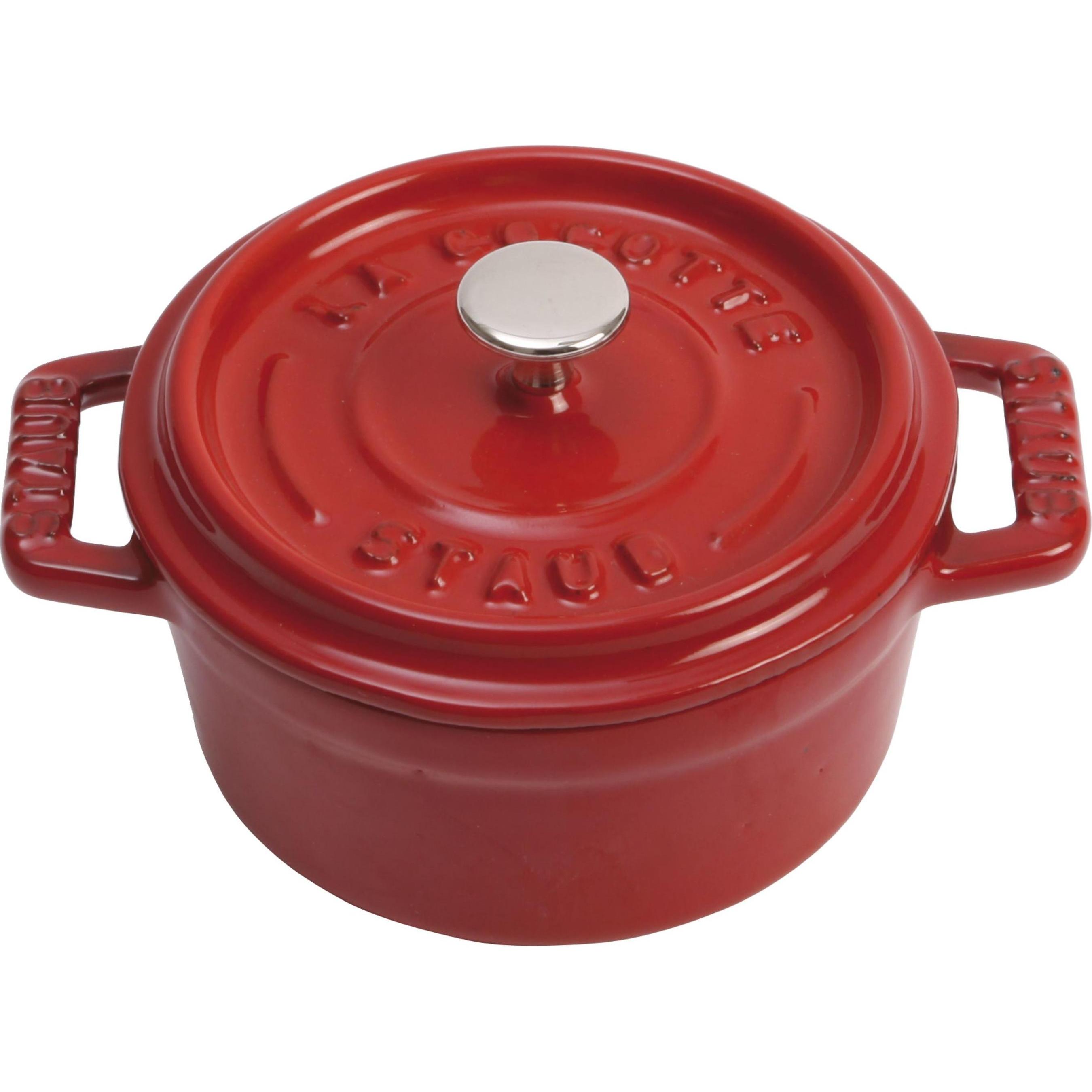 Staub Mini Cocotte, Pfanne + Kochtopf, Rot