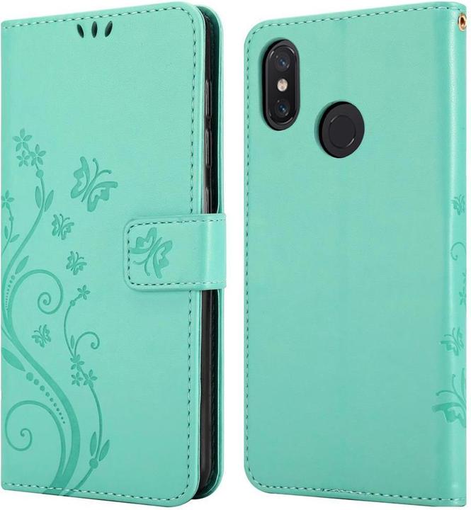 Actual product image Cadorabo Flower Book Cover (Mi 8)